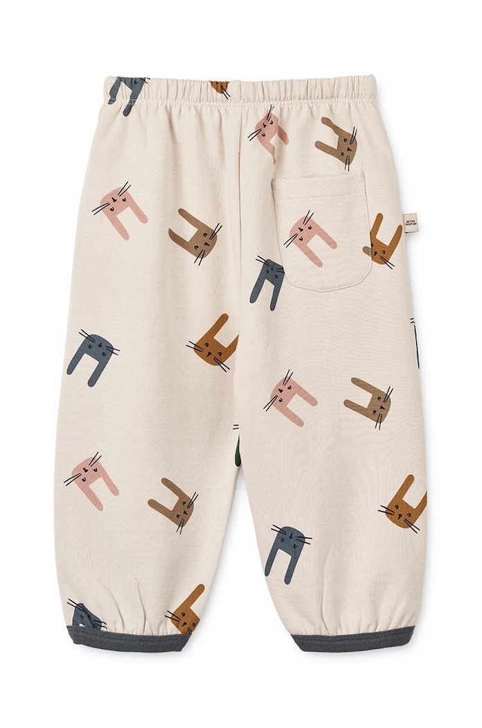 Dječaci Donji dio trenirke za bebe Liewood Loup Baby Printed Sweatpants LW19475 bež