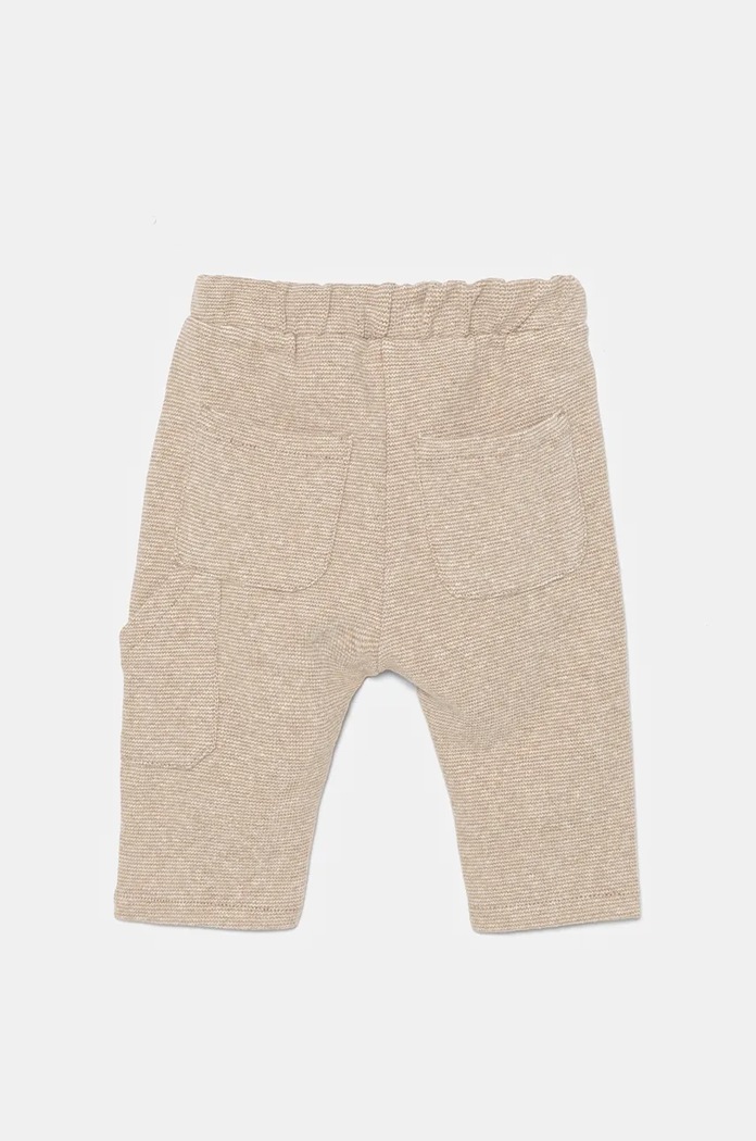 Βρεφικό παντελόνι United Colors of Benetton 38KHAF01W.W.Seasonal μπεζ AW24