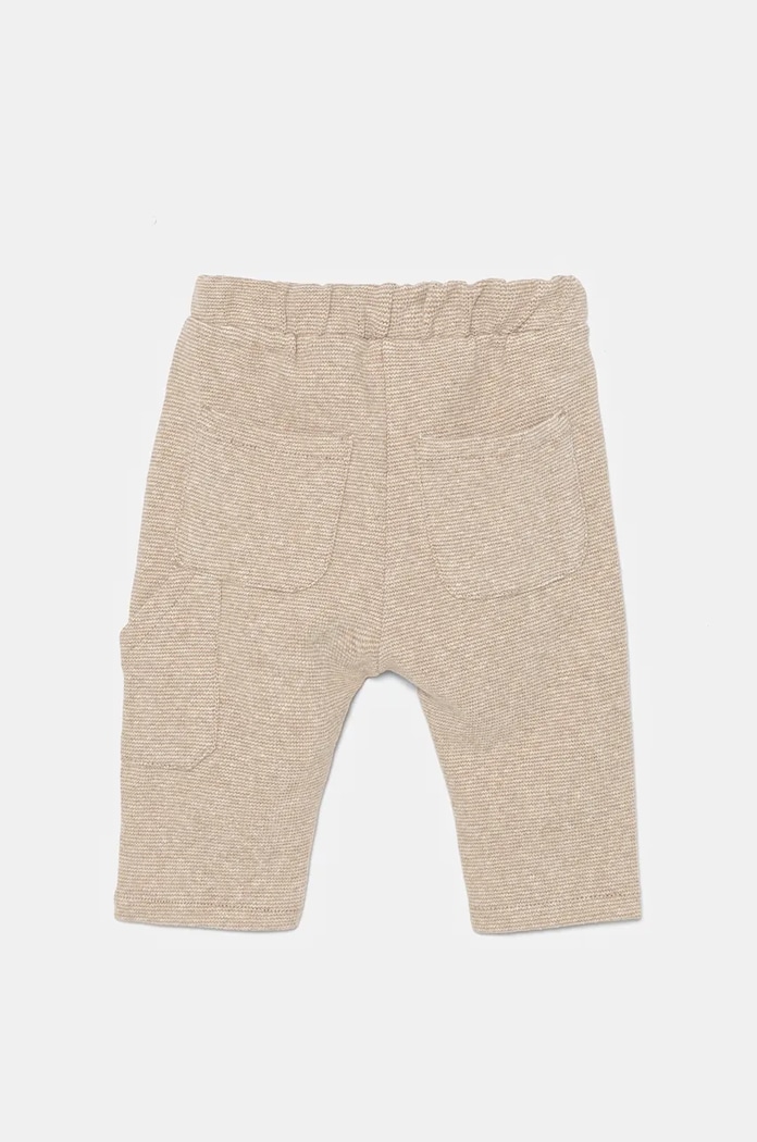 Βρεφικό παντελόνι United Colors of Benetton 38KHAF01W.W.Seasonal μπεζ AW24