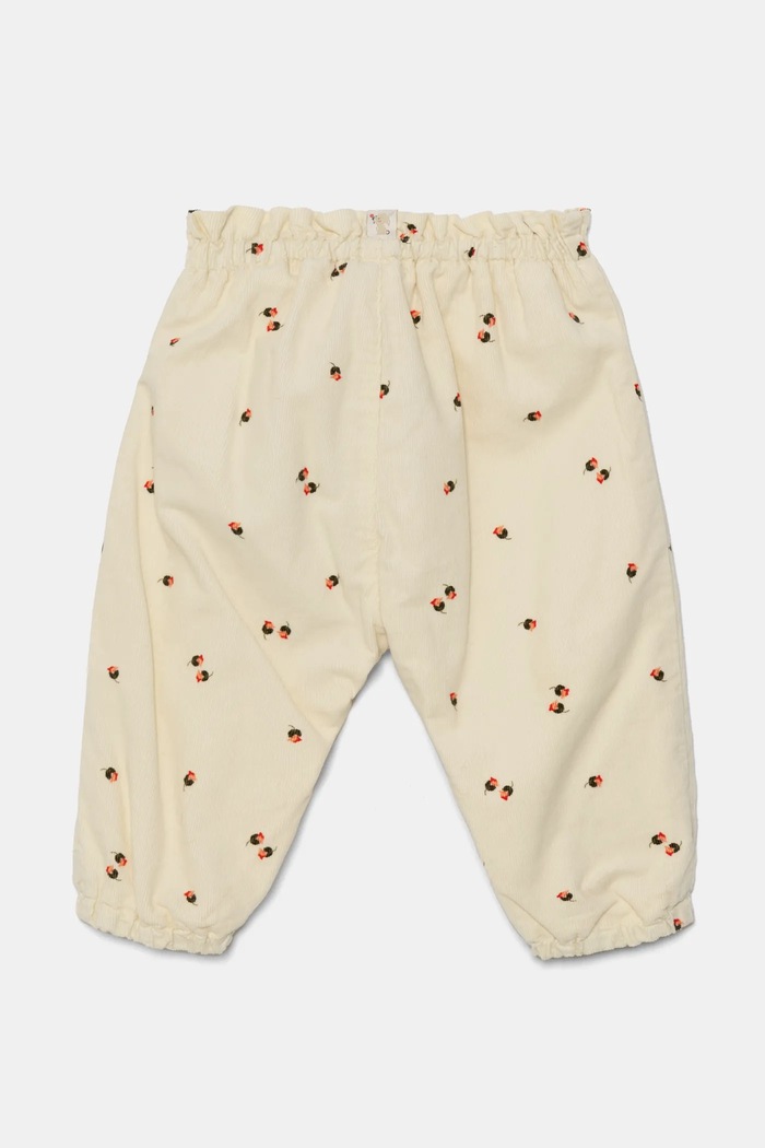 Βρεφικό βαμβακερό παντελόνι United Colors of Benetton 40CYAF01D.W.Seasonal μπεζ AW24