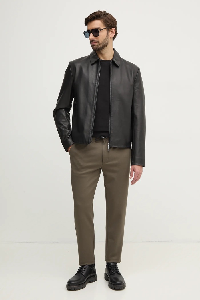 Calvin Klein spodnie K10K113648 zielony SS25