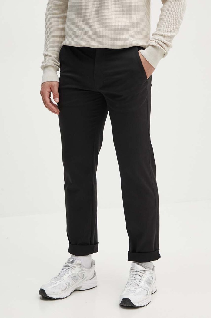 Kalhoty Calvin Klein látka černá K10K113692