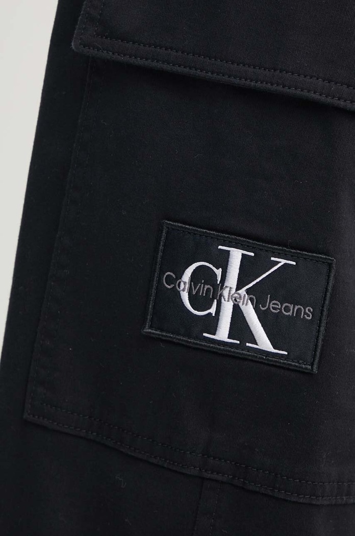 Nohavice Calvin Klein Jeans J30J326829 čierna