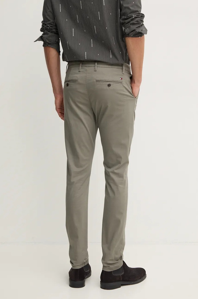 Odzież Tommy Hilfiger spodnie MW0MW35638 szary