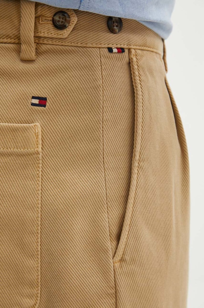 Tommy Hilfiger spodnie beżowy MW0MW35639