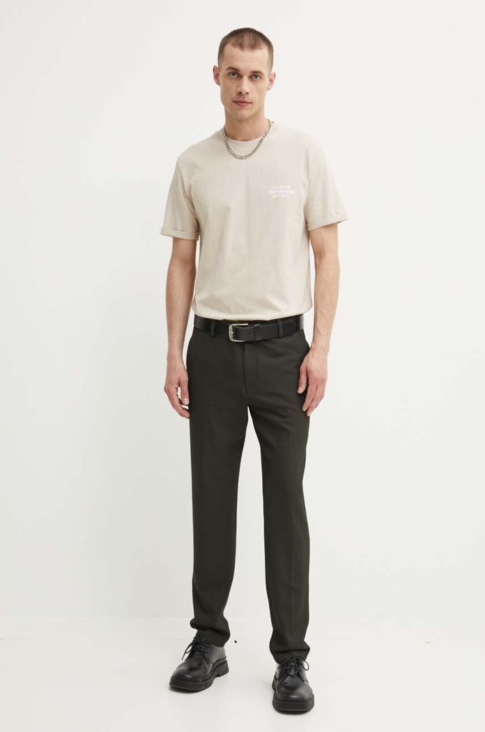 Les Deux spodnie LDM501072 zielony AW24