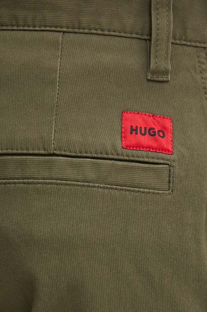 Kalhoty HUGO hnědá 50520704