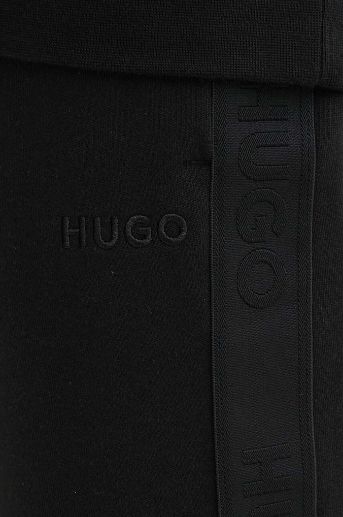 Хлопковые штаны лаунж HUGO чёрный 50520501