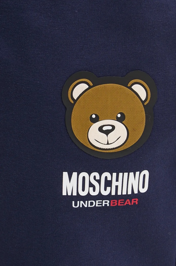 Παντελόνι lounge Moschino Underwear σκούρο μπλε 6890.4413
