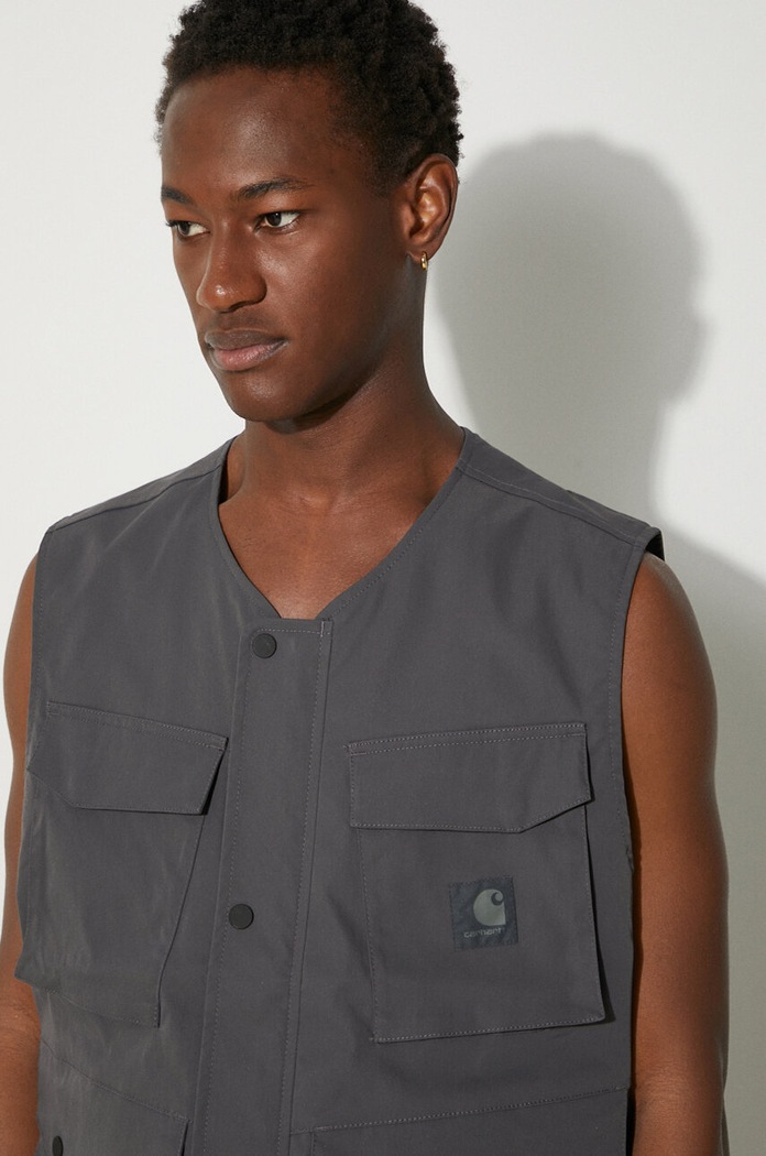 Carhartt WIP vest Balto Vest I033615.87XX gray