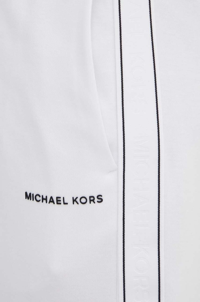 Παντελόνι φόρμας Michael Kors λευκό CT4524J5MF