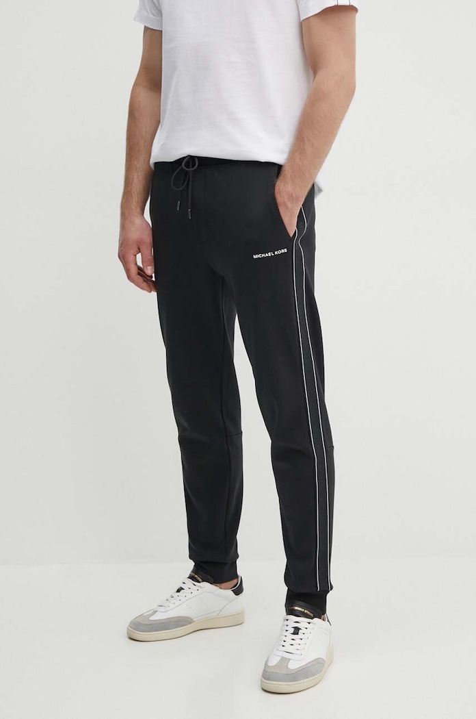 Michael Kors pantaloni de trening negru CT4524J5MF