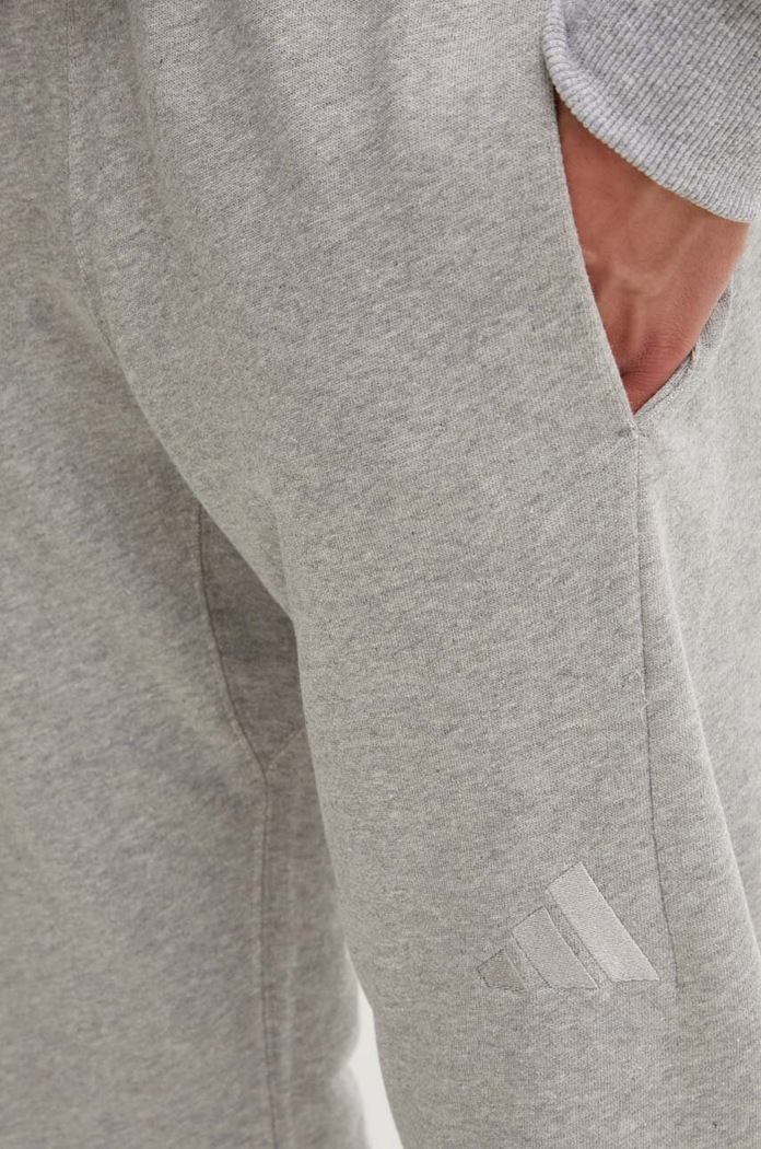 Bavlnené tepláky adidas All SZN sivá IY6558