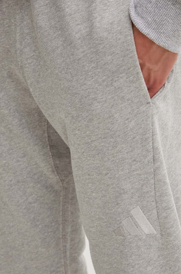 Bavlnené tepláky adidas All SZN sivá IY6558