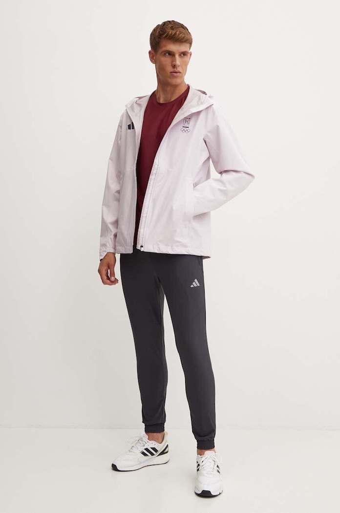 adidas spodnie dresowe JG1264 szary AW24