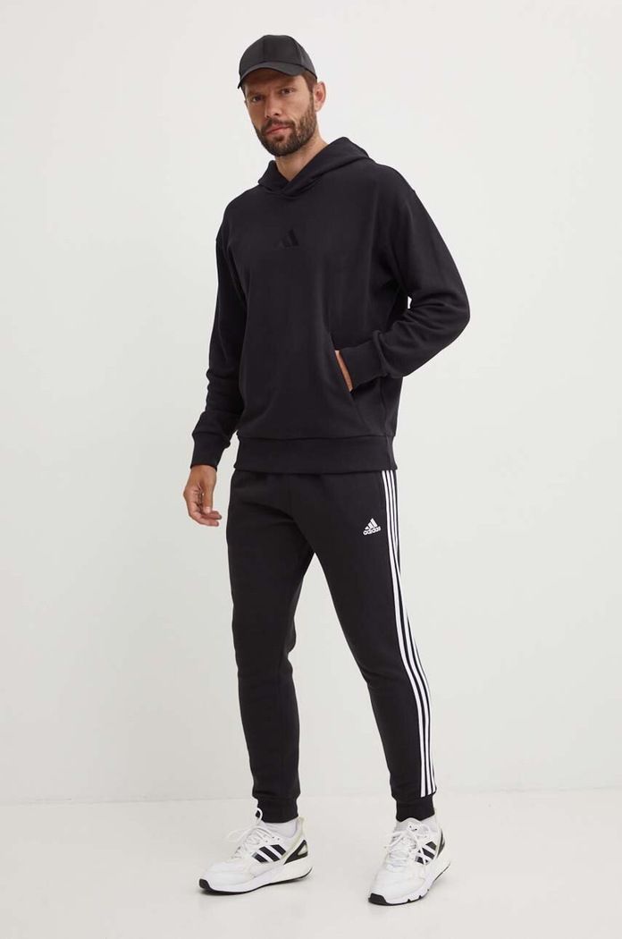 adidas spodnie dresowe JJ1528 czarny AW24