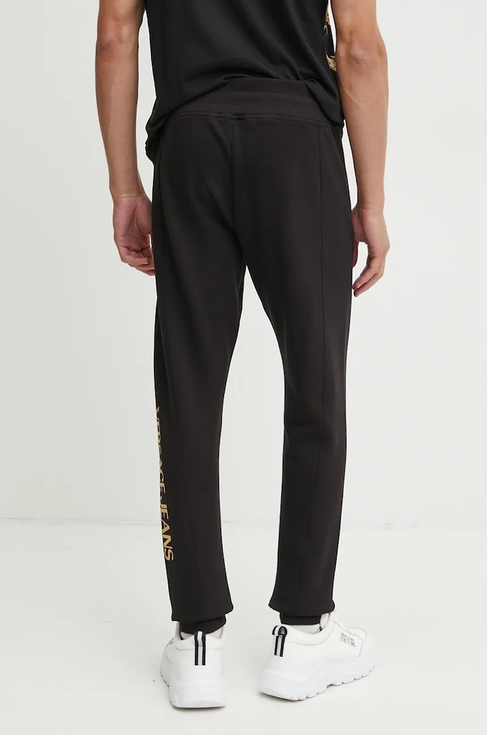 Îmbrăcăminte Versace Jeans Couture pantaloni de trening din bumbac 77GAAT05.CF00T negru
