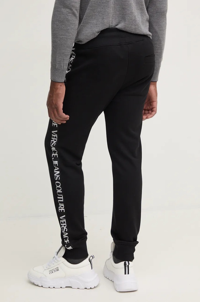 Îmbrăcăminte Versace Jeans Couture pantaloni de trening din bumbac 77GAAC02.CF02C negru