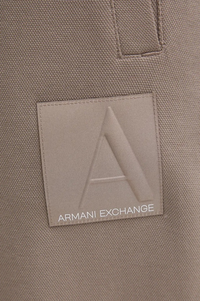 Tepláky Armani Exchange béžová 6DZPJA.ZJNKZ