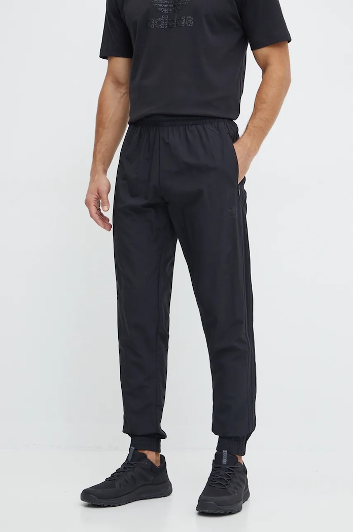 adidas Originals spodnie dresowe tkanina czarny IZ2108