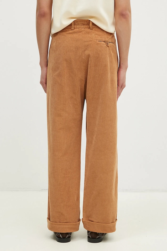 Oblečení Manšestrové kalhoty Wood Wood Lawrence Trousers 12435012.5088 hnědá