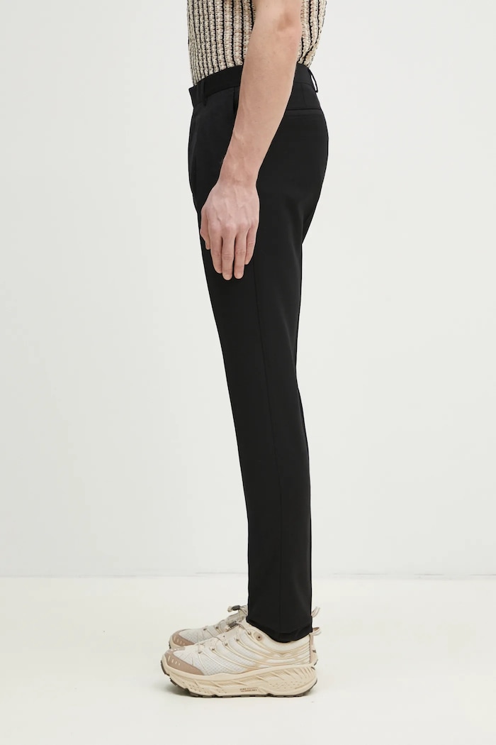 Vlněné kalhoty Paul Smith M1R.719X.N00109 černá AW24
