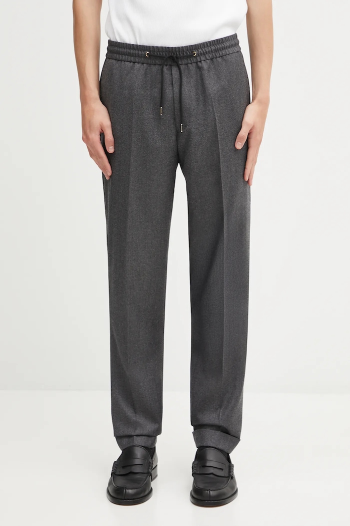 Вълнен панталон Paul Smith вълна сив M1R.921T.N00109