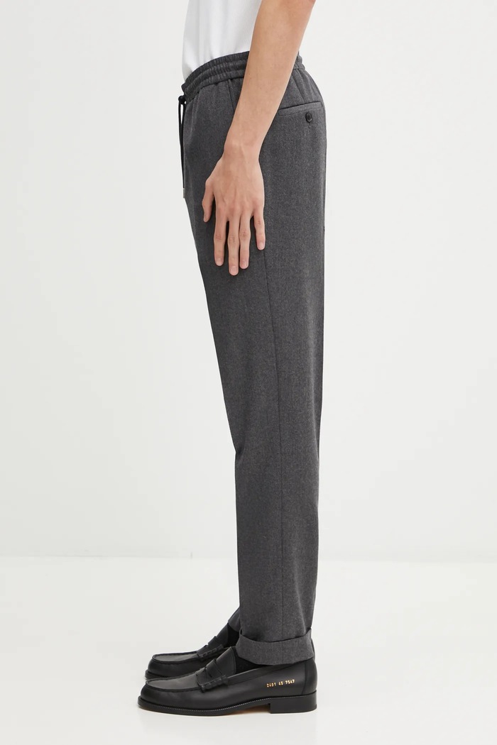 Вълнен панталон Paul Smith M1R.921T.N00109 сив AA00