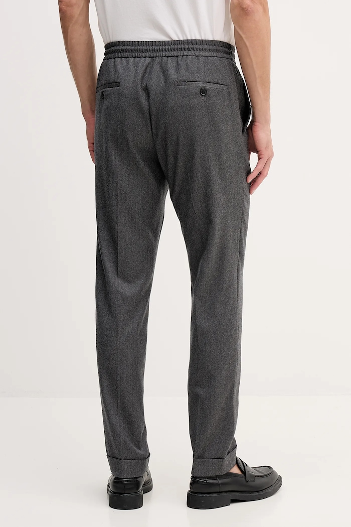 Oblečenie Vlnené nohavice Paul Smith M1R.921T.N00109 sivá