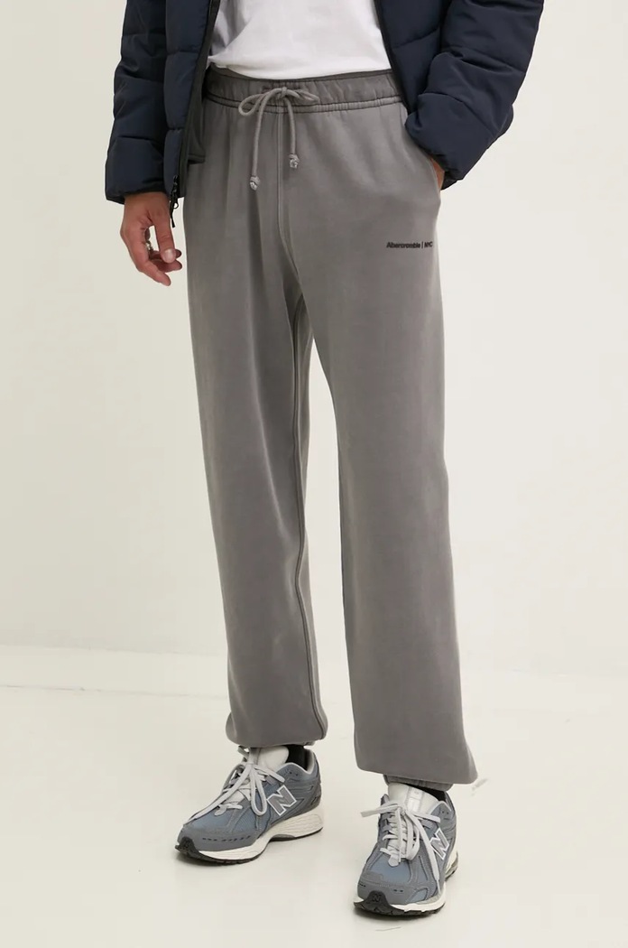 Tepláky Abercrombie & Fitch pletenina šedá KI134.4068.950