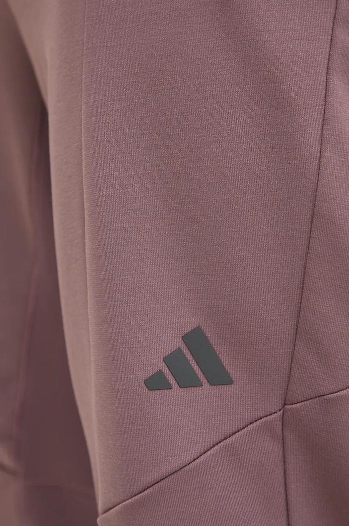 adidas Performance spodnie treningowe Designed for Training różowy JE8032