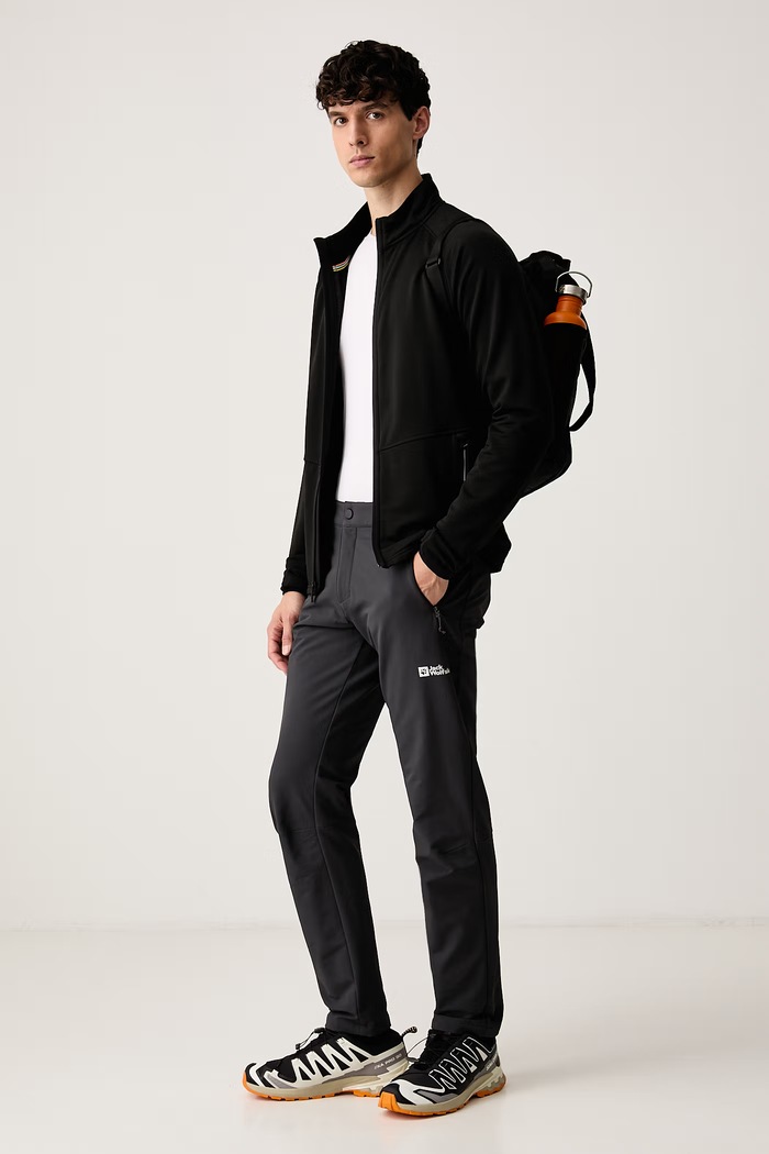 Jack Wolfskin Spodnie trekkingowe męskie Activate Thermic A61881 szary AW25