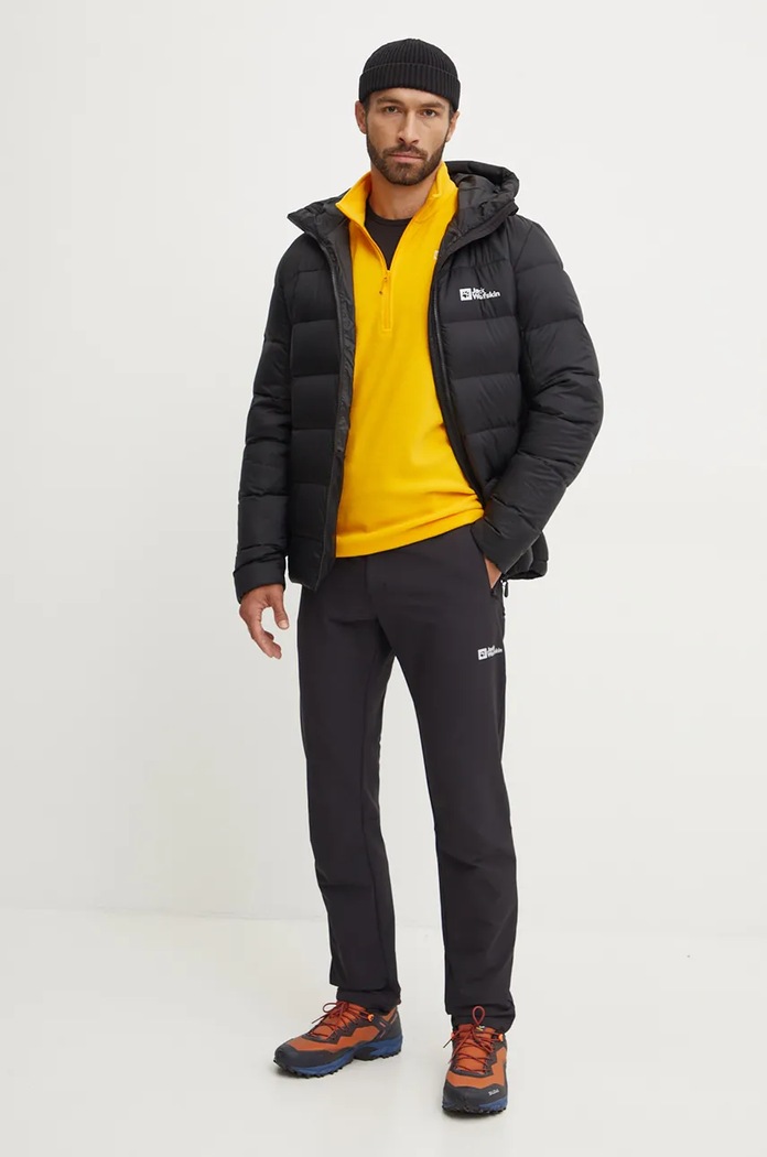 Jack Wolfskin Spodnie outdoorowe Activate Thermic A61881 czarny AW25