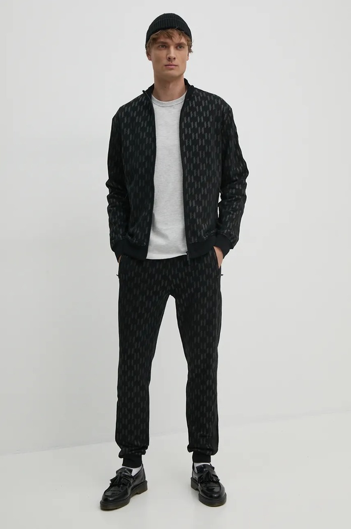 Bavlněné tepláky Karl Lagerfeld 544950.705077 černá AW24