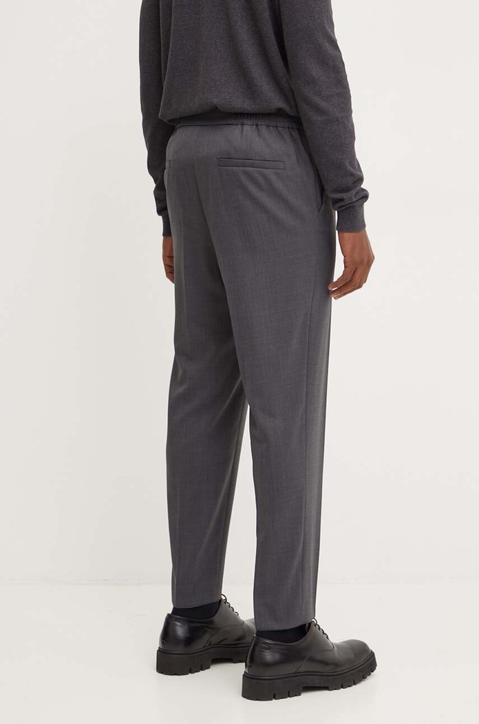 Îmbrăcăminte HUGO pantaloni din lana 50524937 gri