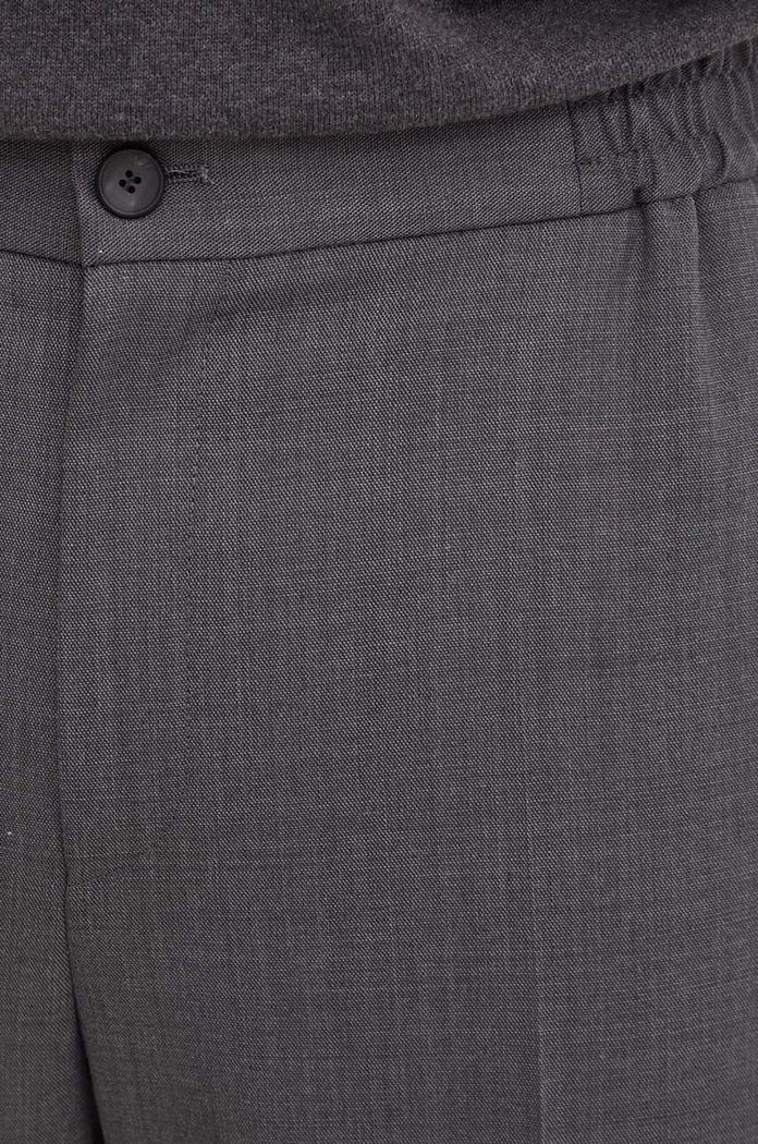HUGO pantaloni din lana gri 50524937