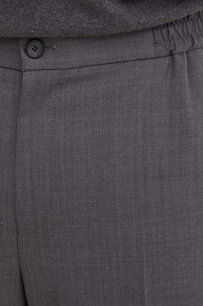 HUGO pantaloni din lana gri 50524937