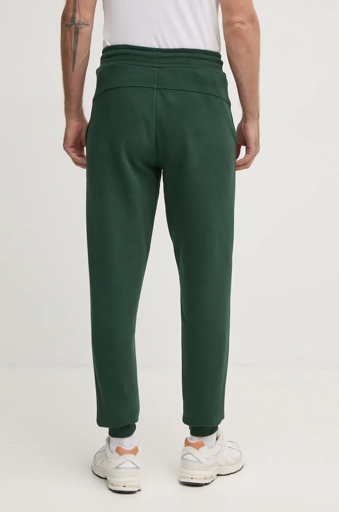 Odzież Calvin Klein spodnie dresowe bawełniane K10K113579 zielony