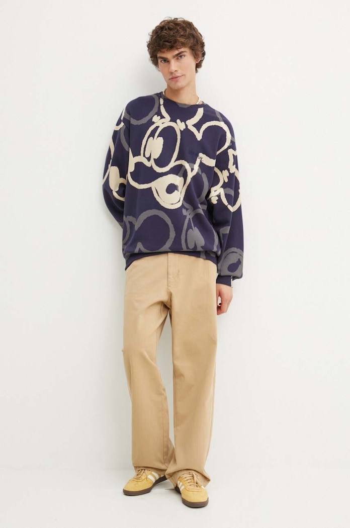 Памучен панталон Desigual TEXAS 24WMPW06 бежов AW24