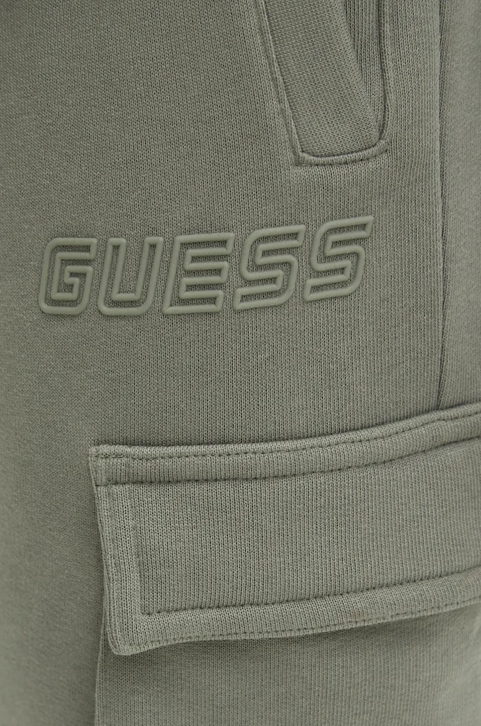 Guess pantaloni de trening ALDWIN verde Z4YB08.K9V31