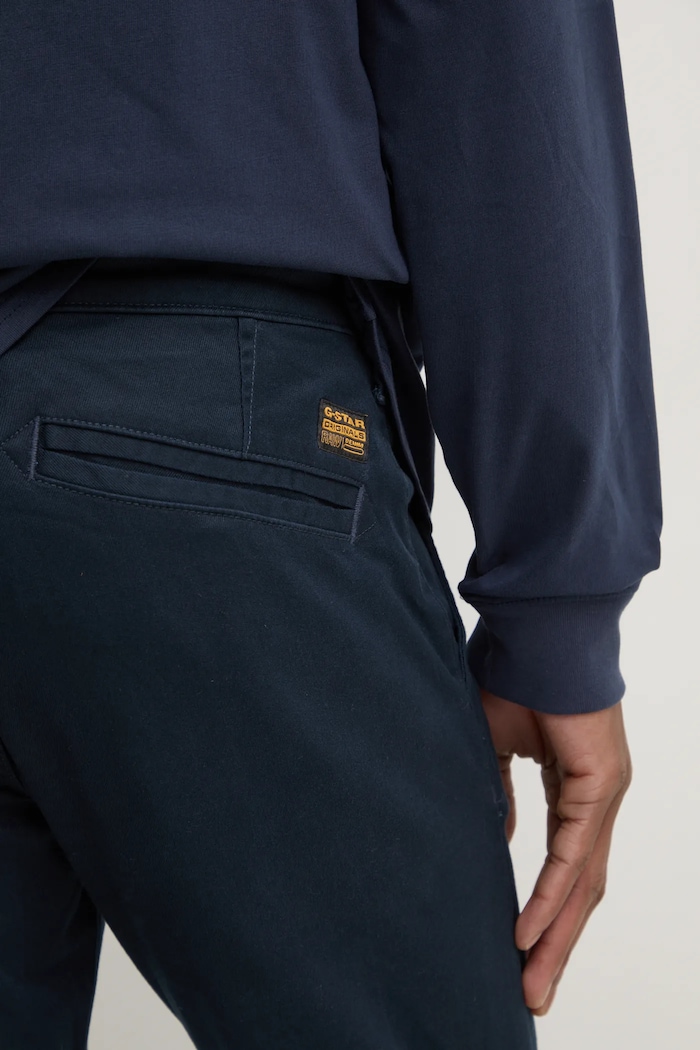 Штани G-Star Skinny Chino 3.0 темно-синій D25179.C105