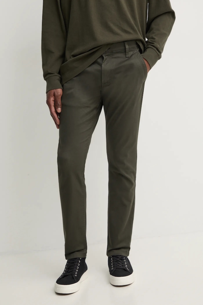 Kalhoty G-Star Skinny Chino 3.0 zelená D25179.C105