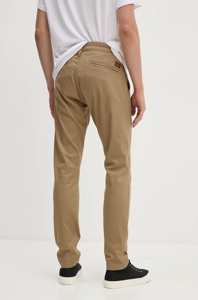 Oblečení Kalhoty G-Star Skinny Chino 3.0 D25179.C105 béžová