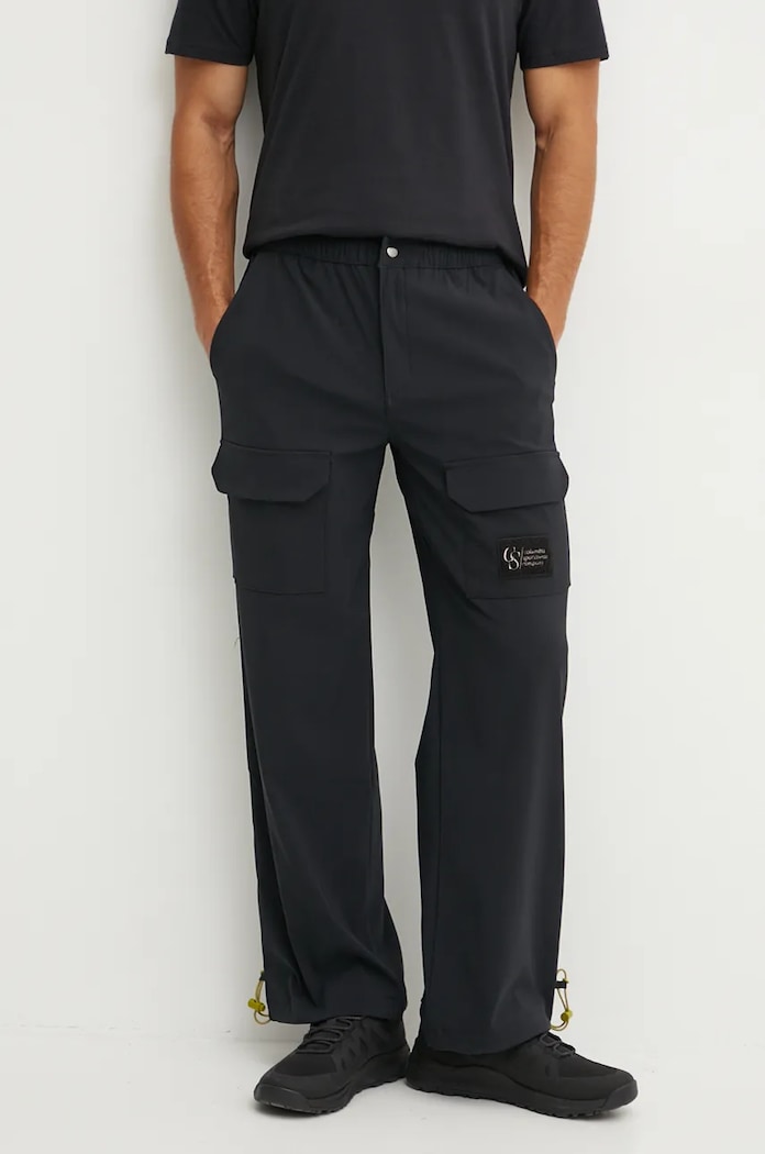 Columbia pantaloni de exterior Wallowa Softshell panza negru 2090841