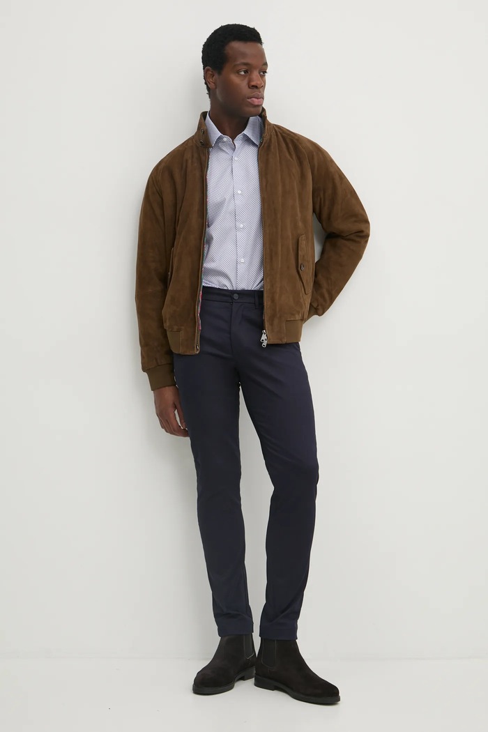 Nohavice Calvin Klein K10K113429 tmavomodrá SS25