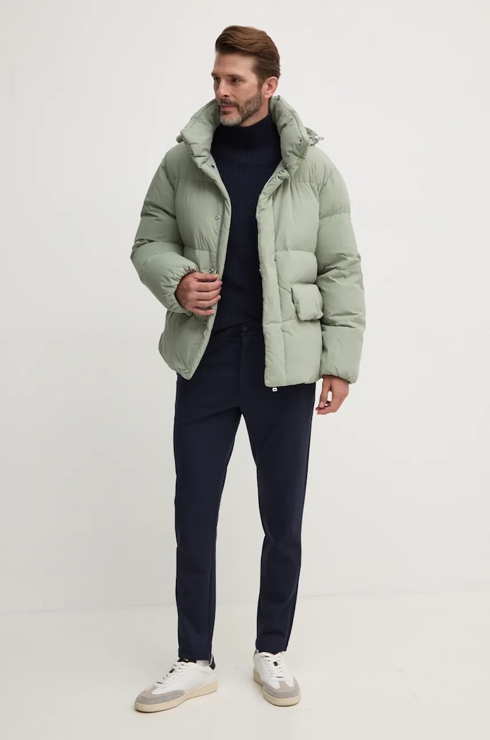 Calvin Klein spodnie K10K113647 granatowy SS25