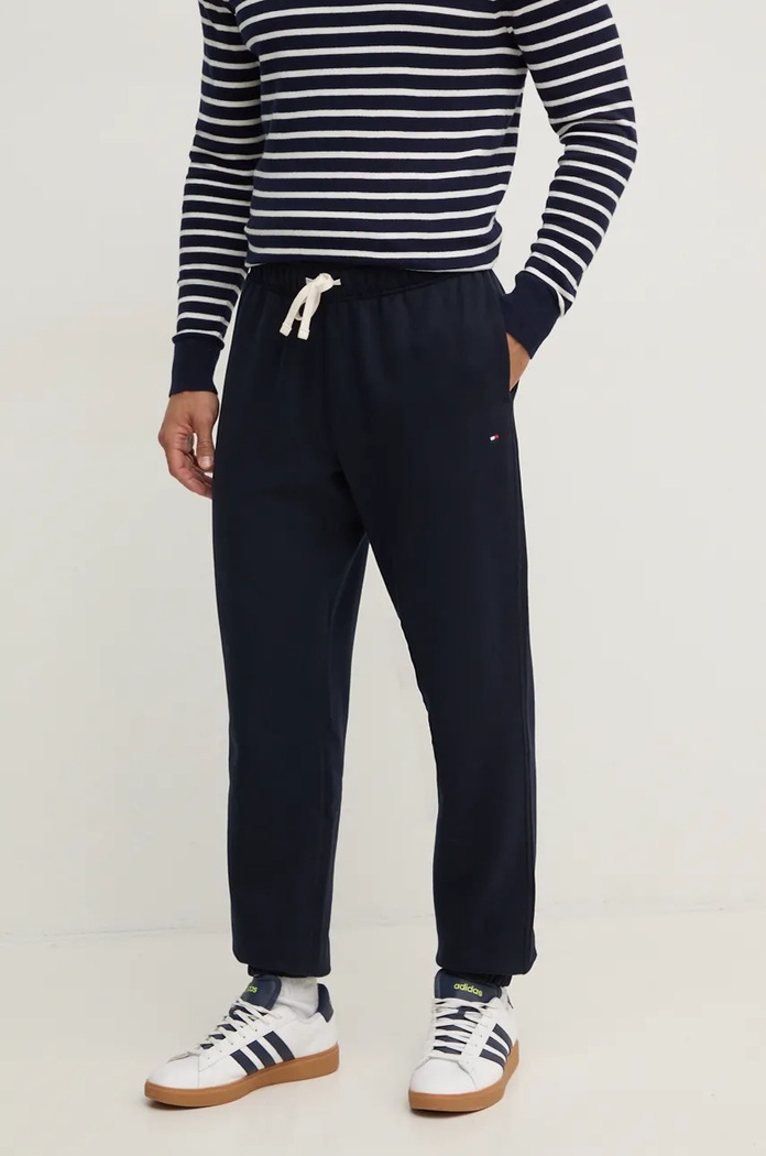 Tepláky Tommy Hilfiger melanž tmavomodrá MW0MW37231