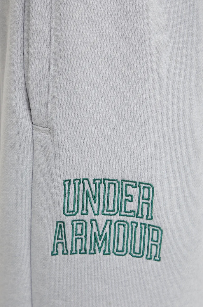 Tepláky Under Armour Icon HWT Terry Under Armour 1386551 sivá