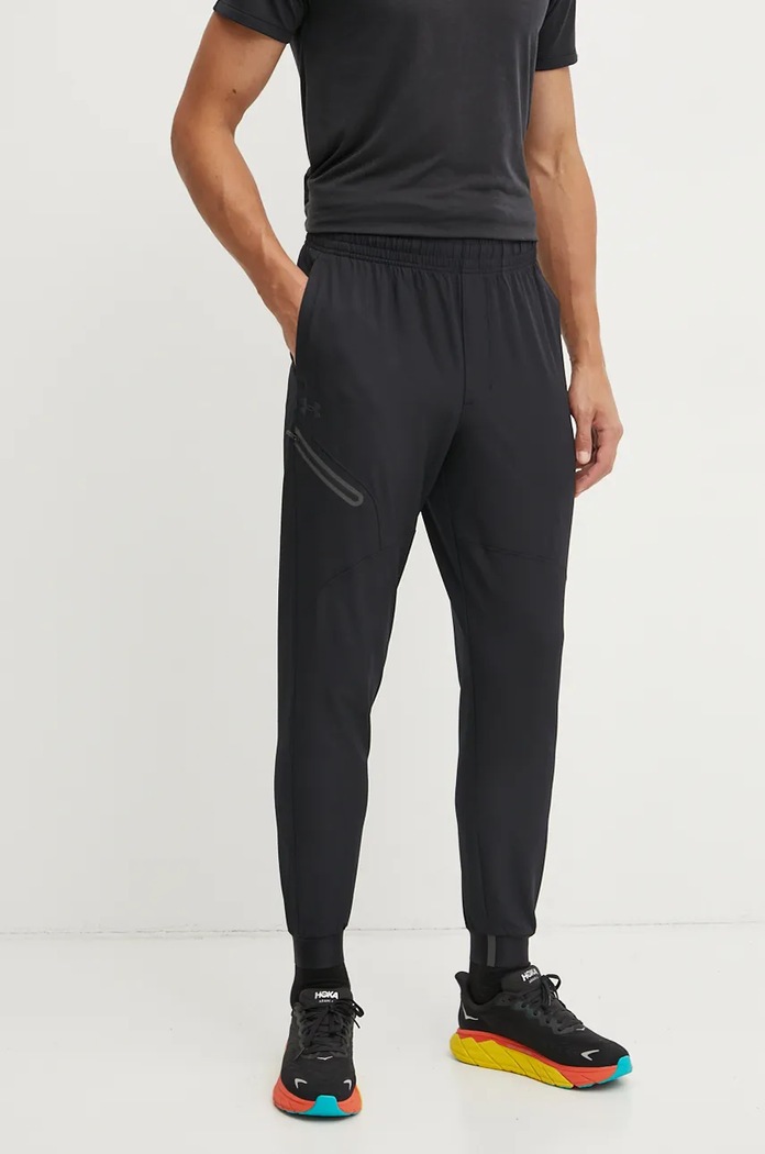 Tréningové nohavice Under Armour Unstoppable s elastanom čierna 1388823
