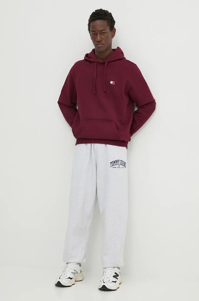 Παντελόνι φόρμας Tommy Jeans DM0DM19802 γκρί AW24